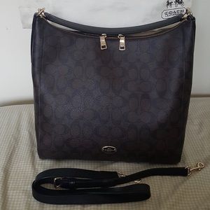 Coach  Signature Celeste East West Hobo Bag